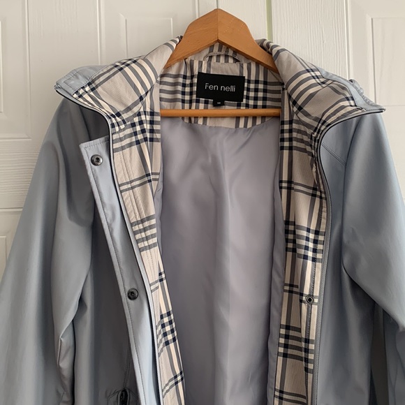 Fen nelli Full Zip Water Resistant Jacket with plaid lining - Picture 5 of 16